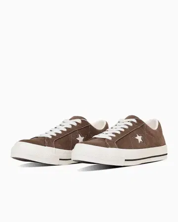 CONVERSE 브라운 스웨이드 로우컷 스니커즈