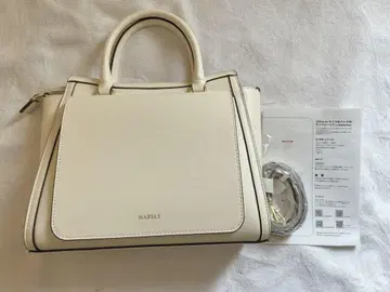 MARSLY 플랩백 이타백 화이트