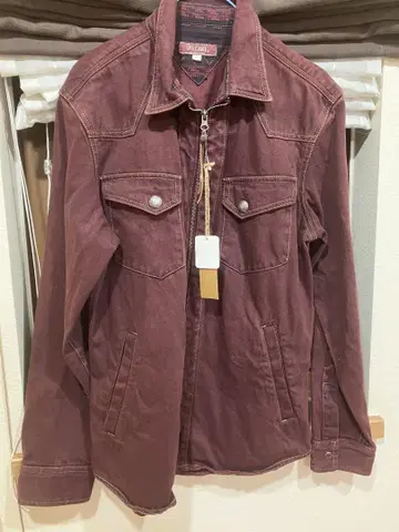 새상품 남성용 M 데님 자켓 블루종 면 100%