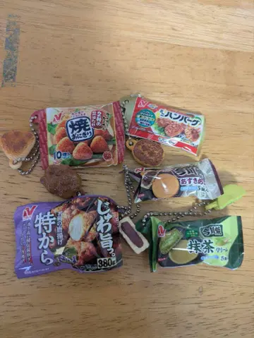 니치레이 캡슐 토이 가챠가챠 냉동식품 세트