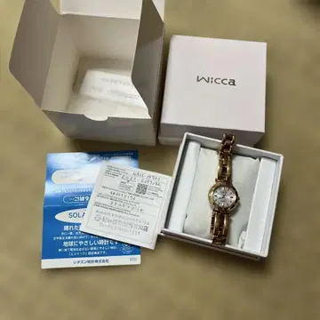 Wicca 골드 아날로그 손목시계