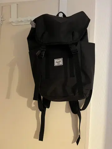 Herschel 블랙 롤탑 백팩