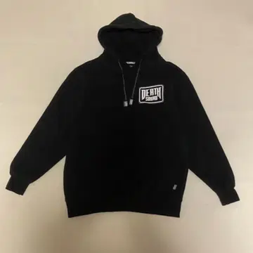 DEATH SQUAD 데스스쿼드 브랜드 빅 로고 후드티 블랙