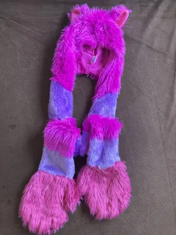 체셔 고양이 머플러 팬캡