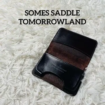 SOMES SADDLE x TOMORROWLAND 카드 케이스 브라운
