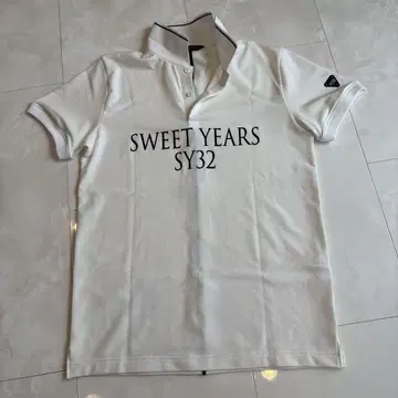 SWEET YEARS SY32 화이트 피케 셔츠