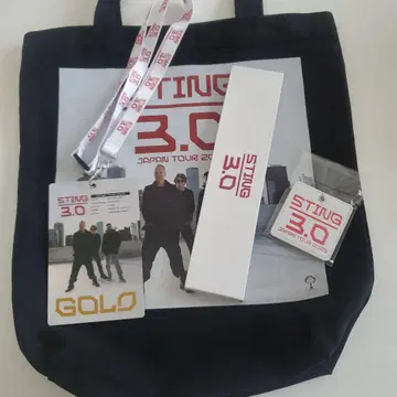 STING 3.0 GOLD 굿즈 세트 콘서트 굿즈 스팅