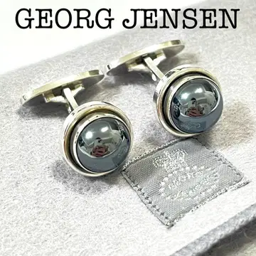 [ 새상품급 ] GEORG JENSEN 조지 젠슨 헤마타이트 커프스