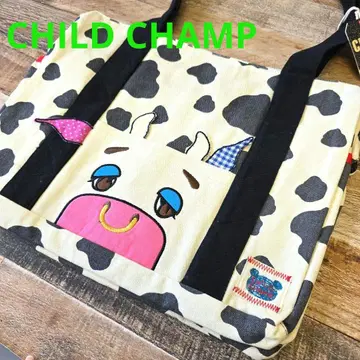 CHILD CHAMP 차일드챔프 마더백 멀티 토트백 소가죽