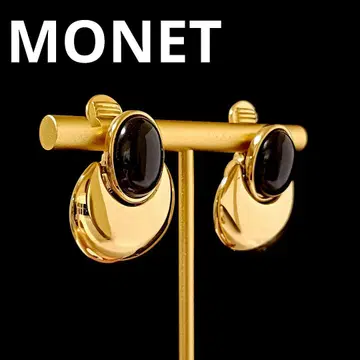 MONET 모네 귀찌 골드 블랙 vintage 빈티지