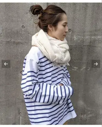 A SAUCE MELER 아소스메레 뽕 실크 린넨 프린지 스톨