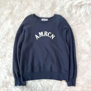 Americana 아메리카나 맨투맨 트레이닝복 네이비 프린트 긴