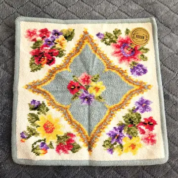 FEILER 꽃무늬 타월 손수건 페이 약 24cm
