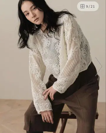 3D 레이스 풀오버 LS 새상품급