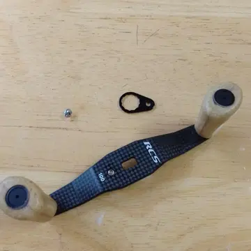 RCS 카본 크랭크 핸들 100mm RCS 코르크 노브 포함 다이와용