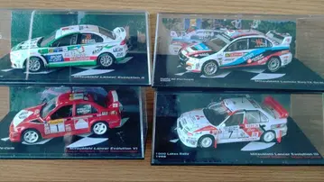 Mitsubishi Lancer Evolution 미니카 세트 4대