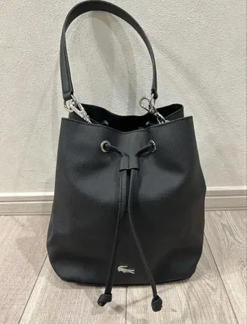 라코스테 Lacoste 버킷백 숄더백 핸드백 블랙