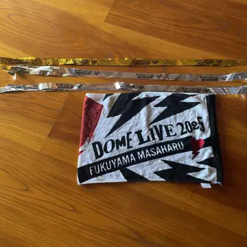 후쿠야마 마사히로 Dome Live 2025 타월 금은 테이프