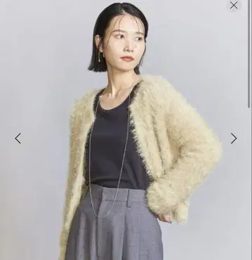 유나이티드 애로우즈 샤기 니트