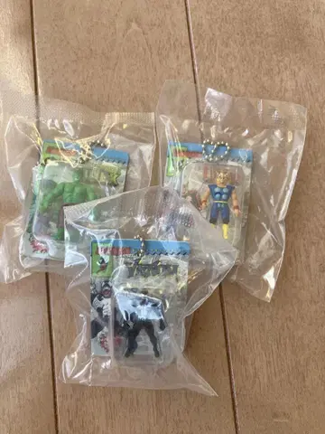 미개봉 marvel 블리스터 참 가챠가챠 3체 세트