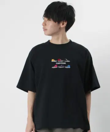 컨버스 신발 자수 T셔츠 L 사이즈