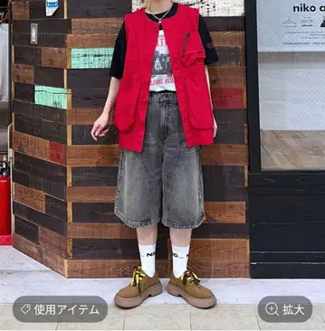 nikoand../니코앤드/데님/하프 팬츠/더블니