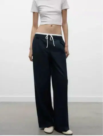 ZARA 더블 허리 밴딩