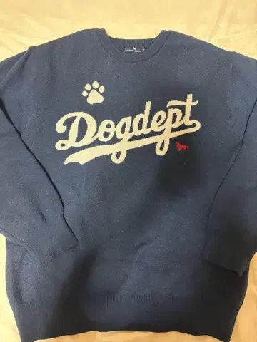 Dog Dept 네이비 스웨터 M 사이즈