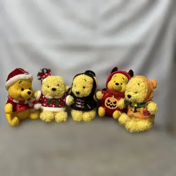 봉제 인형 푸우 5세트
