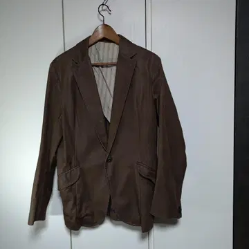 브라운 캐주얼 수트 2 포켓