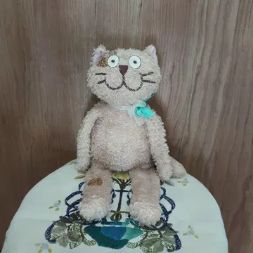 맨해트너즈 고양이 봉제 인형 중형