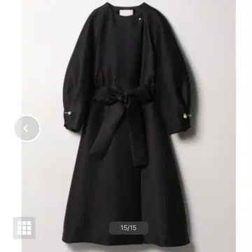 [ LOULOU WILLOUGHBY ] 실키 더블 크로스 드레스 코트