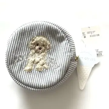 젤라또피케 토이 푸들 패턴 파우치
