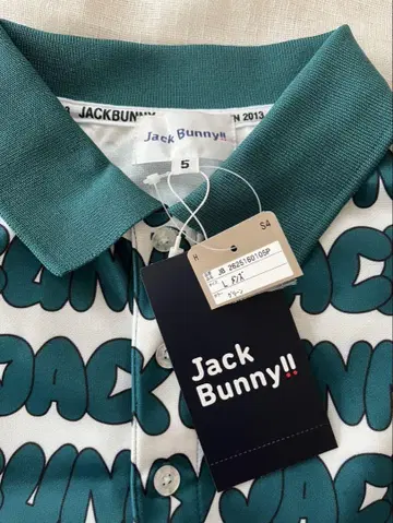 Jack Bunny!! 피케 셔츠 그린 사이즈 L