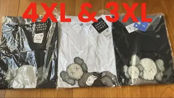 미사용 새상품 KAWS UNIQLO 콜라보 T셔츠 유니클로 카우스