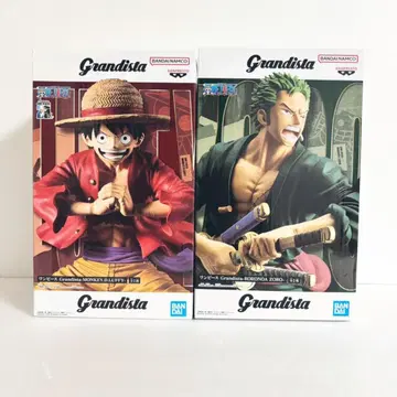 Grandista 몽키 D 루피 & 로로노아 조로 피규어 세트