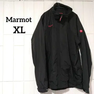 Marmot 풀 집업 나일론 자켓 원 포인트 드로 코드
