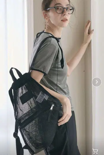 JANSPORT 메쉬 드로스트 백팩 금기