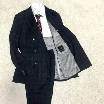 미사용 큰 SHITATE 더블 수트 셋업 레다 스 미즈라