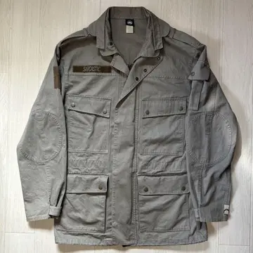 SARCASTIC HOMME 그레이 밀리터리 자켓