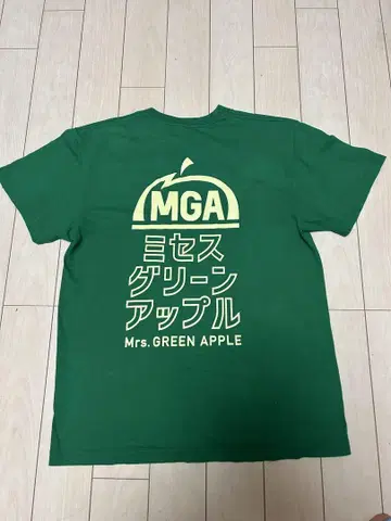 Mrs. GREEN APPLE MGA T셔츠 카타카나 레어 L