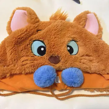 루즈 팬캡 오샤레 캣 고양이 오렌지