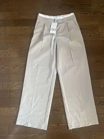 택 포함 새상품 ZARA 더블 허리 밴딩