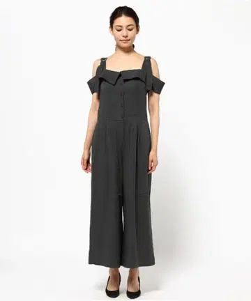 moussy 다크 그레이 오프숄더 살로펫 M 사이즈