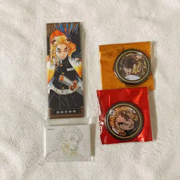 귀멸의 칼날 렌고쿠 쿄쥬로 캔뱃지 세트