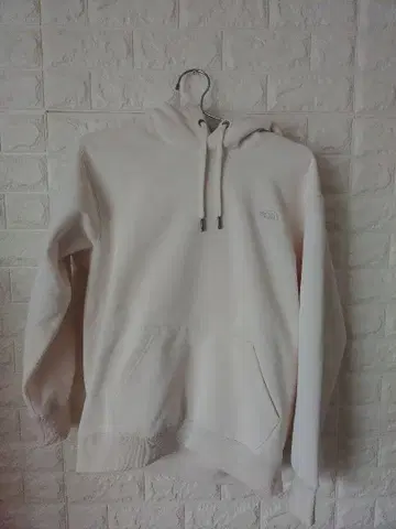 THE NORTH FACE 화이트 후드 부착 후드티 S