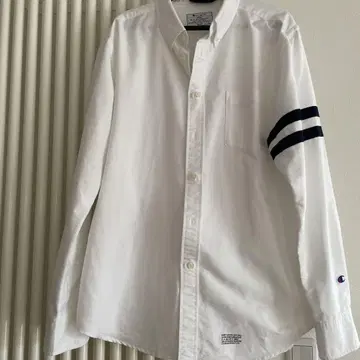 Champion X-LARGE 화이트 긴팔 셔츠