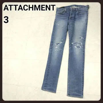 어태치먼트 데님 팬츠 3 청바지 ATTACHMENT