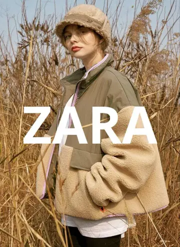 새상품급 ZARA 콤비 후드 점퍼 플리스 자켓 보아 S 숏 기장