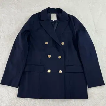 B:MINGbyBEAMS 빔즈 네이비 재킷 더블 골드 버튼 M